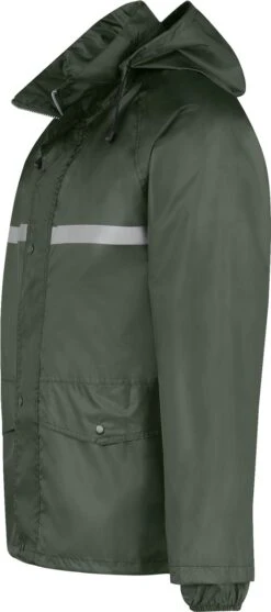 BJØRNSON Dusch Regenpak Dames & Heren - Waterdicht - Maat L - Olijfgroen -Regenjas En Paraplu 532x1200 5