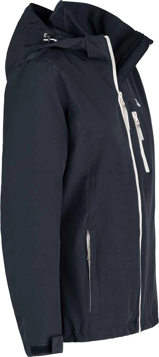 BJØRNSON Iduna Regenjas - Zomerjas - Dames - Waterdicht - Maat 52 - Donkerblauw BJØRNSON Iduna Regenjas - Zomerjas - Dames - Waterdicht - Maat 52 - Donkerblauw -Regenjas En Paraplu