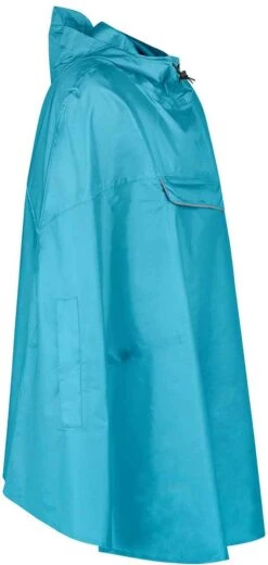 BJØRNSON Haps Regenponcho Fiets Dames & Heren - Fietsponcho - Aqua Blauw 5 BJØRNSON Haps Regenponcho Fiets Dames & Heren - Fietsponcho - Aqua Blauw -Regenjas En Paraplu 570x1200