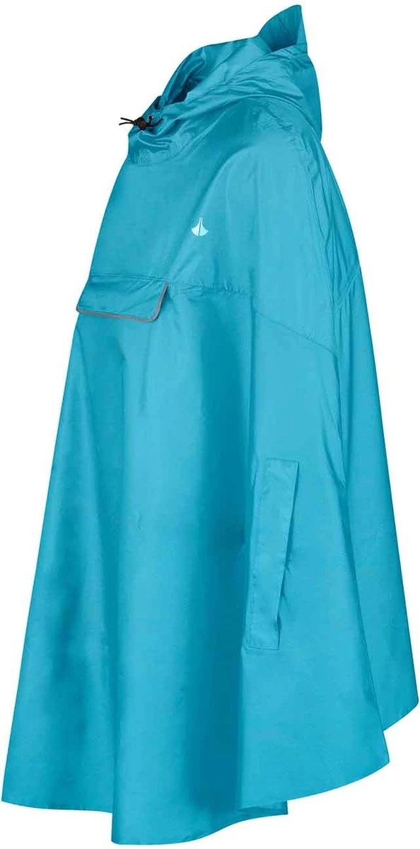 BJØRNSON Haps Regenponcho Fiets Dames & Heren - Fietsponcho - Aqua blauw BJØRNSON Haps Regenponcho Fiets Dames & Heren - Fietsponcho - Aqua Blauw -Regenjas En Paraplu 594x1200 1