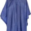 Regenponcho Met Capuchon - Poncho - Unisex - Blauw - One Size -Regenjas En Paraplu 612x1200