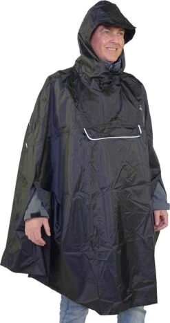 BJØRNSON Haps Regenponcho Fiets Dames & Heren - Fietsponcho - Zwart 13 BJØRNSON Haps Regenponcho Fiets Dames & Heren - Fietsponcho - Zwart -Regenjas En Paraplu 635x1200