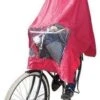 Poncho Regenponcho - Fietsponcho Fiets - Koplampproof Transparant - One Size Unisex Bordeaux - Sport-Plein -Regenjas En Paraplu 650x1200 5