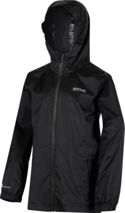 Regatta Pack It III Regenjas Junior Jas - Maat 164 - Unisex - Zwart
