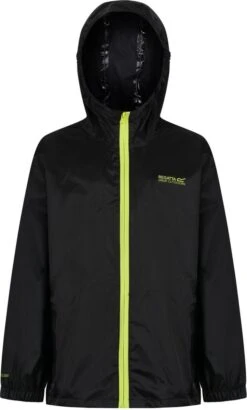 Regatta Pack It III Regenjas Junior Jas - Maat 164 - Unisex - Zwart -Regenjas En Paraplu 723x1200