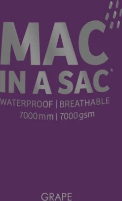 Mac In A Sac Regenjas - Volwassenen - Grape -Regenjas En Paraplu 727x1200 1