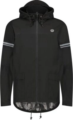 AGU Original Regenpak Essential - Zwart - XXXL - Dames & Heren - Waterdicht & Ademend -Regenjas En Paraplu 730x1200 2