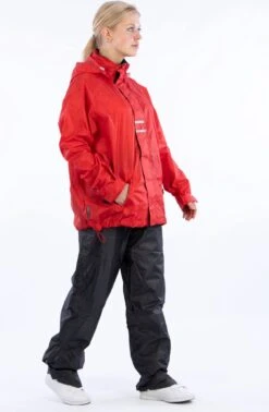 Ralka Regenpak - Senior - Rood/Antraciet - XL -Regenjas En Paraplu 785x1200