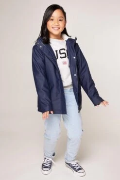 America Today Janice Teddy Jr - Unisex Kids, Meisjes Regenjas - Maat 146/152 -Regenjas En Paraplu 800x1200 51