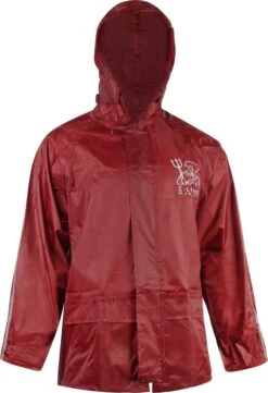 C-Line Regenpak Met Capuchon - Rood - Reflecterend - Nieuw Model - Volwassen Maat L -Regenjas En Paraplu 821x1200 4