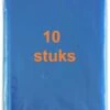 Merkloos 10 Stuks Wegwerp Poncho Transparant Blauw | Regen | Festival | Wandelen | Evenement -Regenjas En Paraplu 830x1200 12