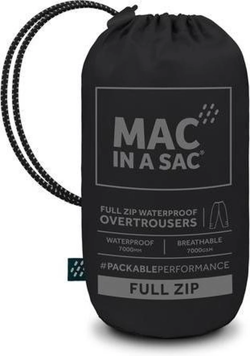 Mac in a Sac Full Zipper Regenbroek - Zwart - Maat XXL Mac In A Sac Full Zipper Regenbroek - Zwart - Maat XXL -Regenjas En Paraplu 842x1200 4