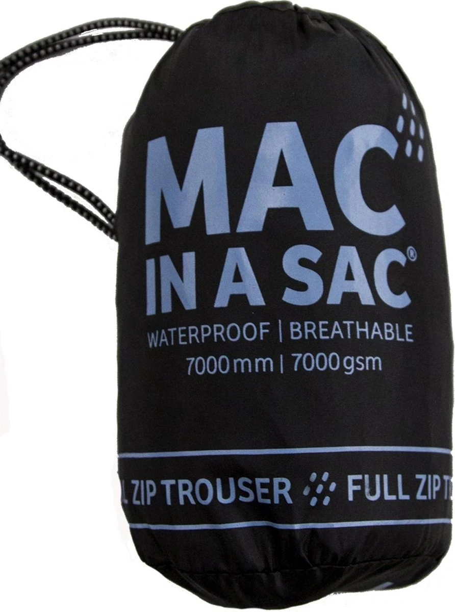 Mac in a Sac Regenbroek - Maat XL - Unisex - zwart Mac In A Sac Regenbroek - Maat XL - Unisex - Zwart -Regenjas En Paraplu