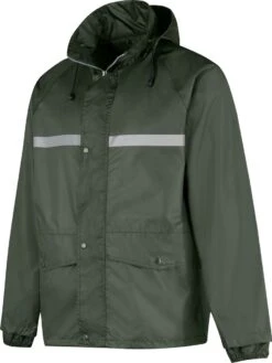 BJØRNSON Dusch Regenpak Dames & Heren - Waterdicht - Maat L - Olijfgroen -Regenjas En Paraplu 902x1200 3