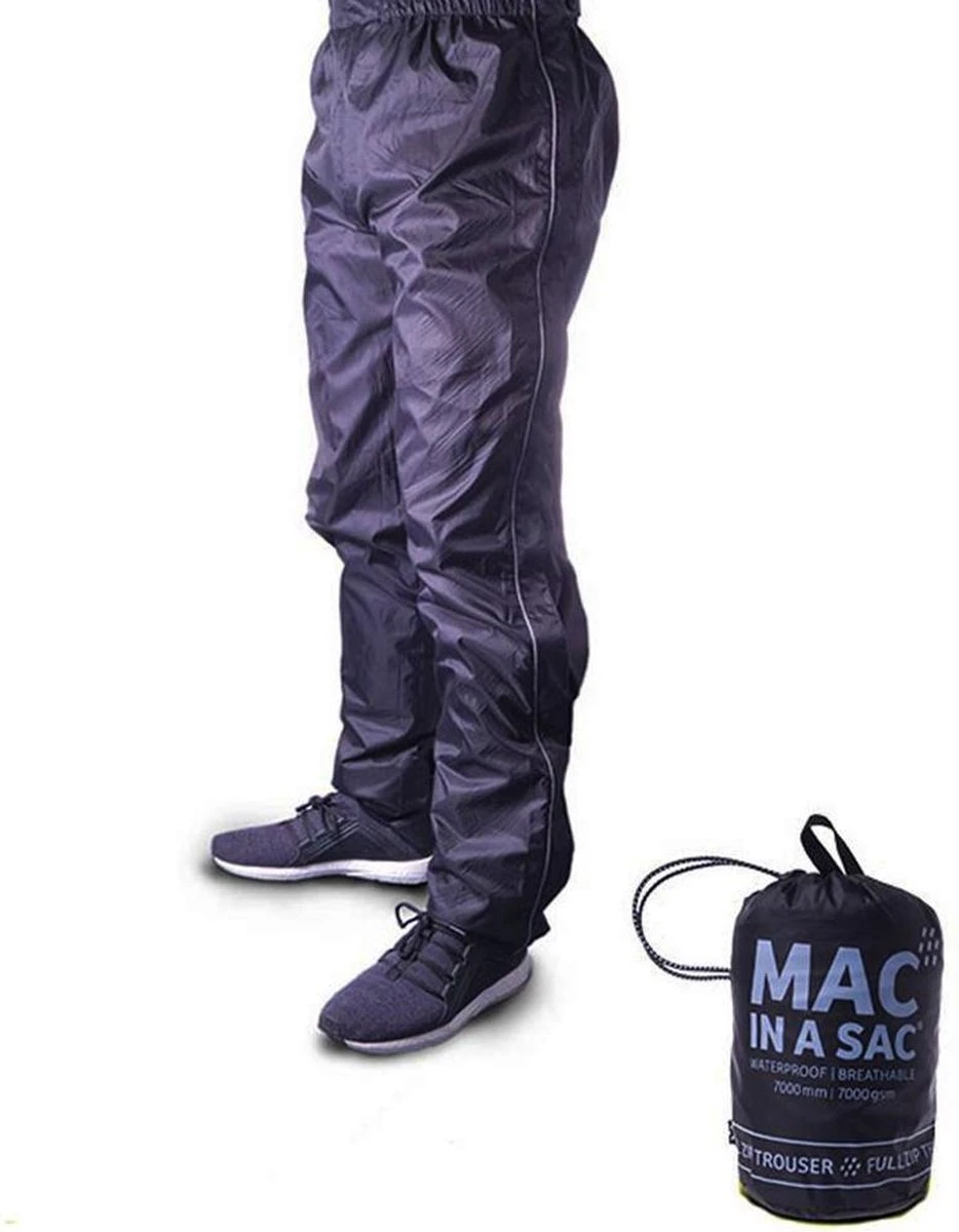 Mac in a Sac Regenbroek - Maat XL - Unisex - zwart Mac In A Sac Regenbroek - Maat XL - Unisex - Zwart -Regenjas En Paraplu